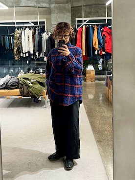 「アイテム（ブーツ、グリーン系）」を使った、aikoさん（レディース・158cm）の秋コーディネート