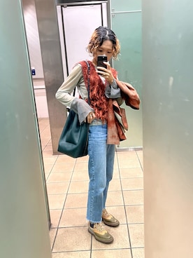 「アイテム（その他トップス）」を使った、aikoさん（レディース・158cm）の秋コーディネート