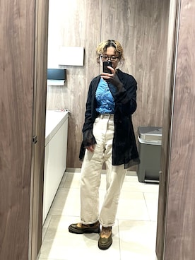 「JINS（ジンズ）のアイテム」を使った、aikoさん（レディース・158cm）の春コーディネート