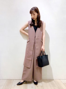 「レプシィム(LEPSIM)」｜「アイテム（その他アウター）」を使った、yoshikaさん（レディース・156cm）の秋コーディネート