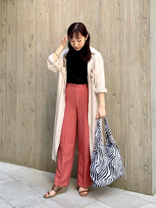 LEPSIM パンツ ピンタックストレートパンツ 939368 : ZOZOTOWN