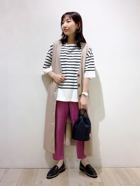 「レプシィム(LEPSIM)」｜「アイテム（ローファー）」を使った、yoshikaさん（レディース・156cm）の秋コーディネート