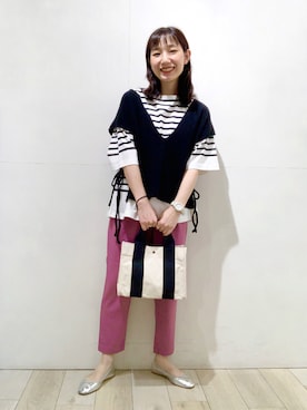 「レプシィム(LEPSIM)」｜「アイテム（腕時計）」を使った、yoshikaさん（レディース・156cm）の秋コーディネート