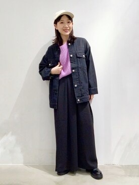 「レプシィム(LEPSIM)」｜「アイテム（キャップ）」を使った、yoshikaさん（レディース・156cm）の秋コーディネート