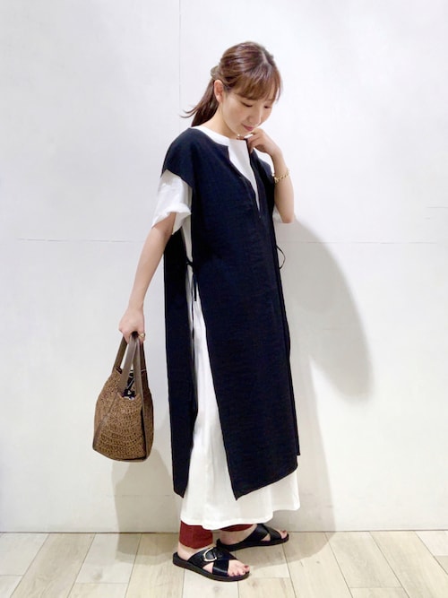 Lepsim テラスモール湘南yoshikaさんのかごバッグを使ったコーディネート Zozotown