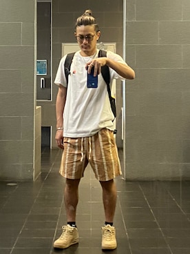 「cotton on（コットンオン）のアイテム」を使った、MASAさん（メンズ・175cm）の秋コーディネート