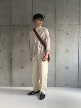 「genten（ゲンテン）のアイテム」を使った、nagiさん（メンズ・179cm）の春コーディネート