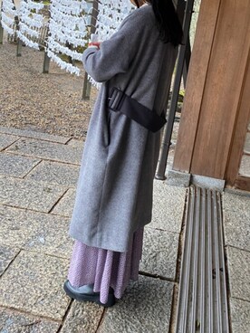 Kbf ケイビーエフ のノーカラーコートを使った人気ファッションコーディネート Wear