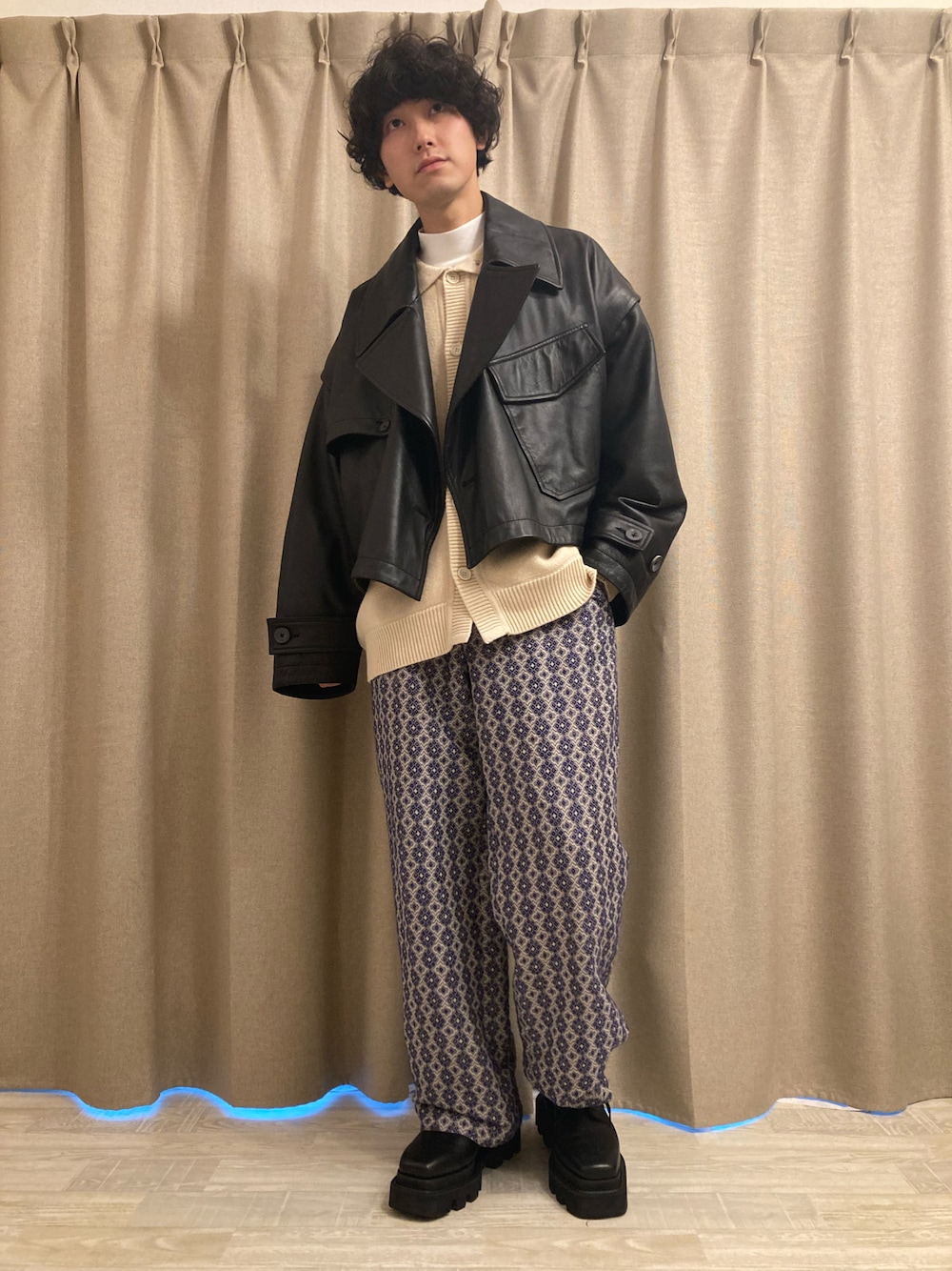 モード ライト ブルゾン 春夏 黒 ラミー パーカー ブルゾン ユニセックス 1638682219_1000.jpg