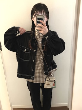 「AS KNOW AS plus（アズノゥアズプラス）のアイテム（ジャケット/アウター）」を使った、なさん（レディース・155cm）の冬コーディネート