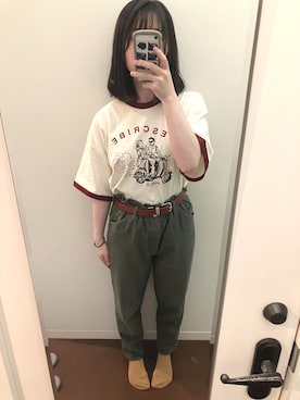 「rps（アールピーエス）のアイテム（パンツ）」を使った、なさん（レディース・155cm）の夏コーディネート