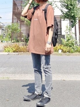 「OUV（オーブ）のアイテム」を使った、RIyO.さん（レディース・159cm）の夏コーディネート