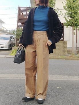 RIyO.さんの「【WEB限定】＜GLR/ -or＞コーデュロイ オーバーサイズ シャツ -ユニセックス-」を使ったコーディネート