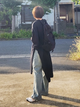 「CRB（シーアールビー）のアイテム」を使った、RIyO.さん（レディース・159cm）の秋コーディネート