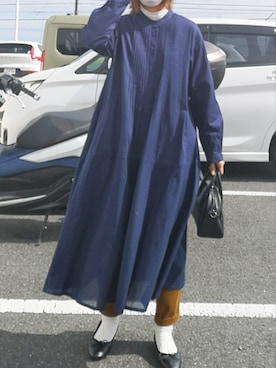 「Libra Cue（リブラ キュー）のアイテム（バレエシューズ）」を使った、RIyO.さん（レディース・159cm）の春コーディネート
