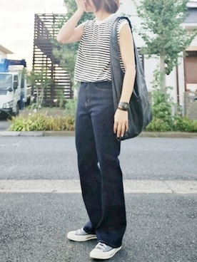 「ct70」｜「アイテム（腕時計）」を使った、RIyO.さん（レディース・159cm）の夏コーディネート