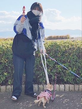 「reca（レカ）のアイテム」を使った、RIyO.さん（骨格ナチュラル・レディース・159cm）の冬コーディネート