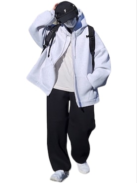 「y/m by MIHO（イムバイミホ）のアイテム」を使った、RIyO.さん（レディース・159cm）の冬コーディネート