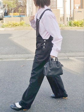 「Libra Cue（リブラ キュー）のアイテム（バレエシューズ）」を使った、RIyO.さん（レディース・159cm）の春コーディネート