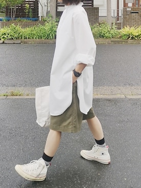 「アントマリーズ」｜「アイテム（腕時計）」を使った、RIyO.さん（レディース・159cm）の夏コーディネート