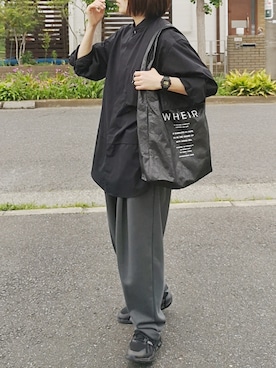 「WHEIR（ウェア）のアイテム」を使った、RIyO.さん（レディース・159cm）の春コーディネート