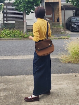 「Leja（レジャ）のアイテム」を使った、RIyO.さん（レディース・159cm）の秋コーディネート