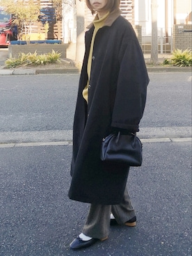 「Libra Cue（リブラ キュー）のアイテム（バレエシューズ）」を使った、RIyO.さん（レディース・159cm）の春コーディネート