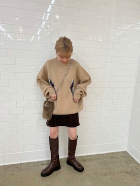 miruさん（レディース・155cm）の冬コーディネート