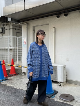 「WHIMSIC（ウィムジック）のアイテム」を使った、miruさん（レディース・155cm）の冬コーディネート