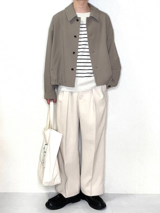 LIDNM（リドム）の「WIDE SHORT BLOUSON（ブルゾン）」 - WEAR