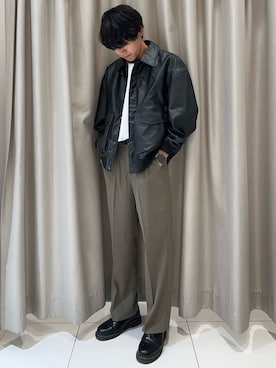 「SENSE OF PLACE by URBAN RESEARCH（センスオブプレイスバイアーバンリサーチ）のアイテム（ブルゾン）」を使った、ちみさん（メンズ・177cm）の夏コーディネート