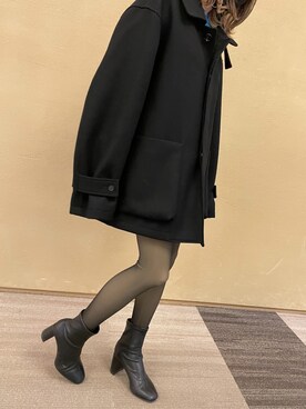 「stein（シュタイン）のアイテム（ジャケット/アウター）」を使った、hiyoriさん（レディース・159cm）の冬コーディネート