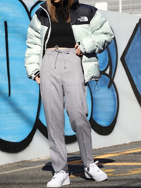 「ザノースフェイス」｜ROOPTOKYO   tabataさん（レディース・163cm）の冬コーディネート