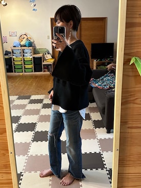 「ATHENA DESIGNS（アテナデザイン）のアイテム」を使った、michiさん（レディース・156cm）の冬コーディネート