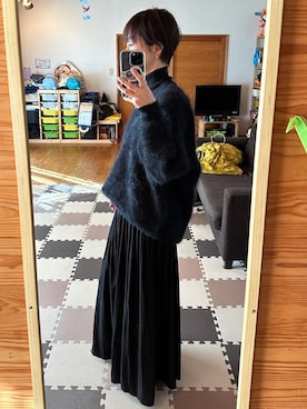 「アイテム（ワンピース/ドレス）」を使った、michiさん（レディース・156cm・40代）の冬コーディネート