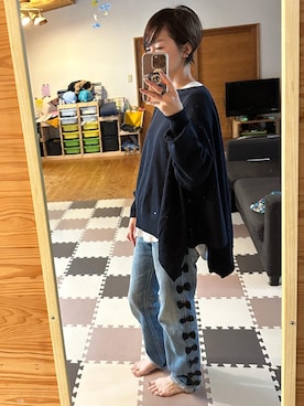 「Tu es mon TRESOR（トゥ エ モン トレゾア）のアイテム」を使った、michiさん（レディース・156cm）の秋コーディネート