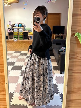 「ATHENA DESIGNS（アテナデザイン）のアイテム」を使った、michiさん（レディース・156cm）の冬コーディネート