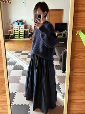 「nesessaire（ネセセア）のアイテム」を使った、michiさん（レディース・156cm）の秋コーディネート