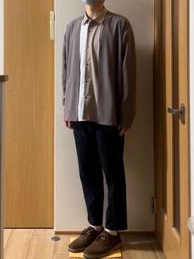 「アイテム（レッグウェア）」を使った、アドバンストRyoさん（メンズ・171cm）の冬コーディネート
