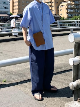 「yield（イールド）のアイテム」を使った、aimiさん（レディース・158cm）の夏コーディネート