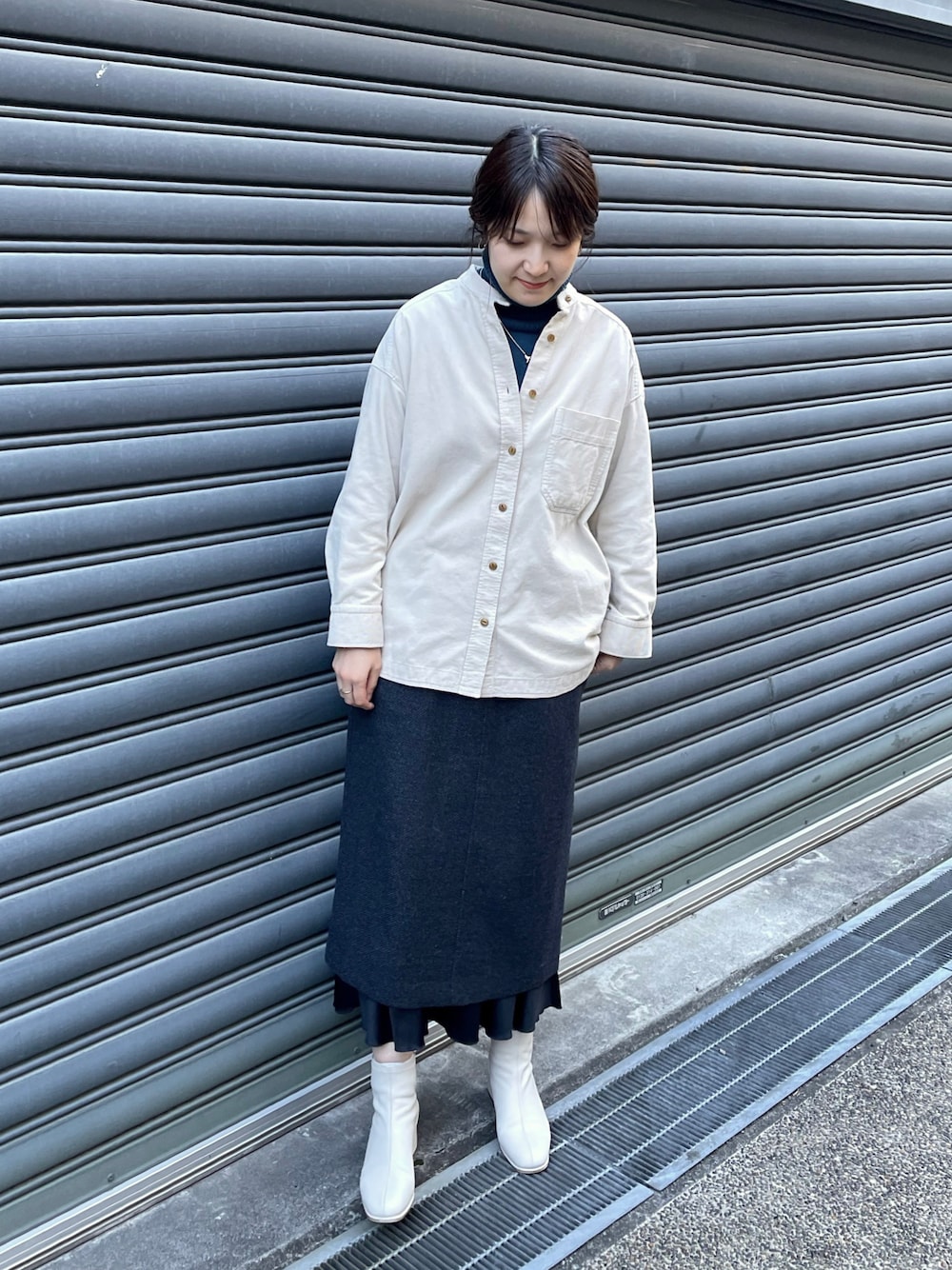 新品タグ付き☆ノンブルアンペール　コーデュロイ　ビッグシャツ☆ 新品タグ付き☆ノンブルアンペールコーデュロイビッグシャツ☆