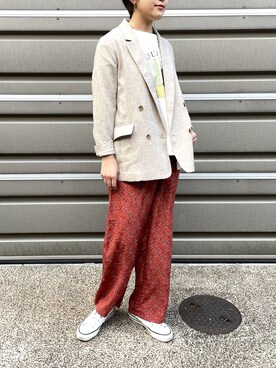 「NOMBRE IMPAIR（ノンブルアンペール）のアイテム（ジャケット/アウター）」を使った、koba.さん（レディース・168cm）の冬コーディネート
