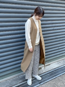 「NOMBRE IMPAIR（ノンブルアンペール）のアイテム（ワンピース/ドレス）」を使った、koba.さん（レディース・168cm）の秋コーディネート