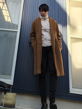 「アイテム（その他トップス）」を使った、りょってぃさん（メンズ・173cm・20代）の冬コーディネート