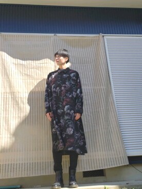 「ラッドミュージシャン」｜「アイテム（ブーツ）」を使った、りょってぃさん（メンズ・173cm）の秋コーディネート
