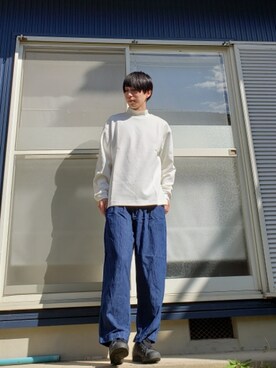 「秋のコーデ」｜「UNIQLO（ユニクロ）のアイテム（パーカー）」を使った、りょってぃさん（メンズ・173cm）の秋コーディネート