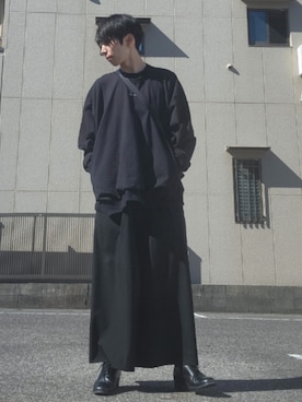 「LAD MUSICIAN（ラッドミュージシャン）のアイテム（スウェット）」を使った、りょってぃさん（メンズ・173cm）の秋コーディネート