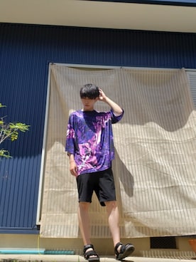 「ハデ色」｜りょってぃさん（メンズ・173cm）の夏コーディネート