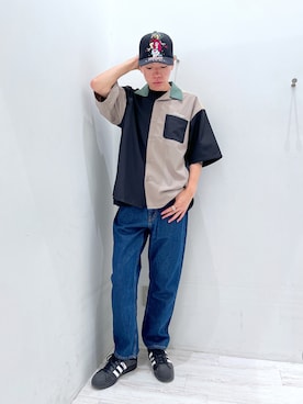 「エクストララージ」｜城　京平さん（メンズ・173cm）の夏コーディネート