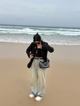 「DAY CLOSET（デイ クローゼット）のアイテム」を使った、Yuunaさん（レディース・154cm）の夏コーディネート